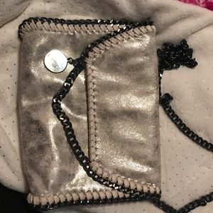 Gold/silver Falabella style bag